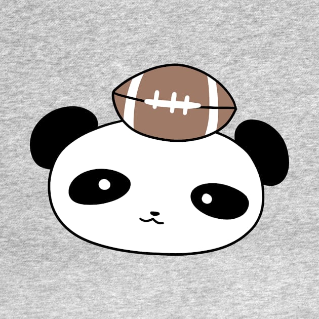 Football Panda Face by saradaboru